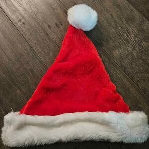 Red and white Santa hat